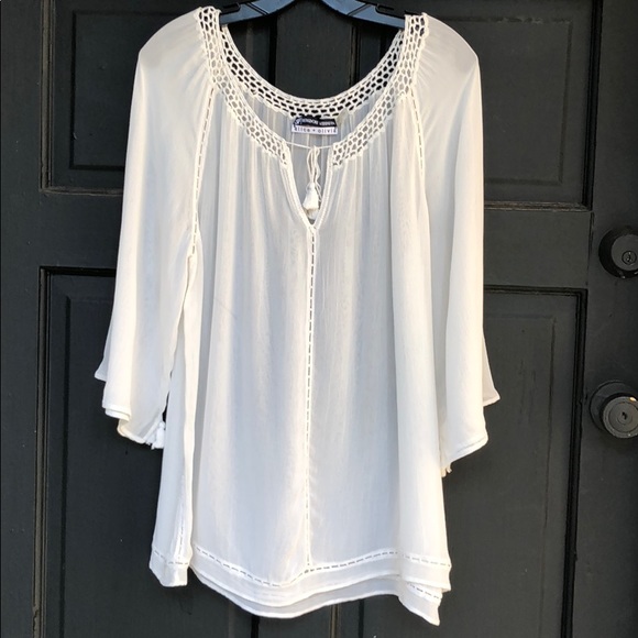 Alice + Olivia Tops - Alice + Olivia Sheer Blouse B20
